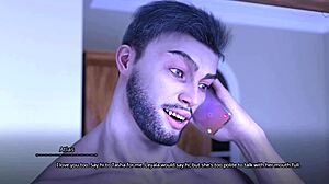 leyala rides atlas's dick in reverse cowgirl