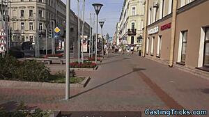 European Casting Babe Bent Over for Hard Pussyfucking in Doggystyle, Missionary, and POV Reality Scene!