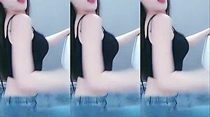 Is the Chinese Girl's Dancing Vibrator Making Her Pussy Horny?