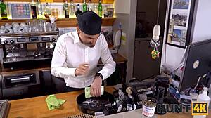 Does babe pity divorced client and ask bf for sex?