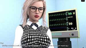 i explore the complete gameplay of knockout master part 13, featuring a girlfriend and master in a cartoon hospital setting