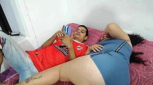 indonesian mature milf enjoys homemade fun with natural tits