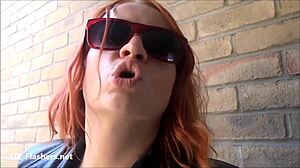 Hell yeah, filthy Finnish mum strips naked in public after home play!