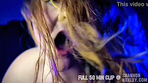 Backstage, a redhead fan experiences cuckold humiliation in pov with big tits and heels