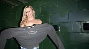 Hot Girl Next Door Teases Her Sexy Body Outdoors in Public Party