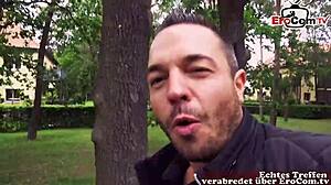 Erocom Date: Skinny Blonde Teen Picked Up and Fucked Outdoor POV.