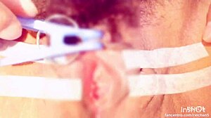 This clit sucking and pinching leads to squirting orgasms.