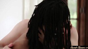 Classy Ebony Teen Bent Over For Taboo Bathroom Doggystyle Fantasy. Full Glamour Erotic Movie.