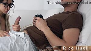 Teasing sloppy blowjob on big dick, or is it a deepthroat fuck?