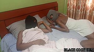 fucked her best friend on birthday night threesome with dark skinny pussies