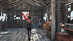 Fallout 4 Character Relaxing at Home