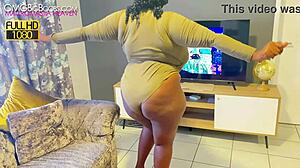 Maskedjuggs Reveals Massive Black Tits That Bounce Wildly