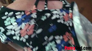 the skinny teen whore obeys daddy, taking it in her mouth like a good girl