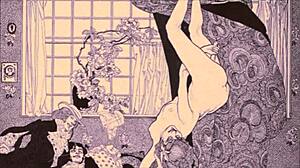 vintage erotic cartoon illustrations from anime hentai