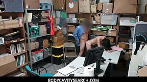BodyCavitySearch - Hot Thief Penelope Reed Strikes Deal with Security Officer