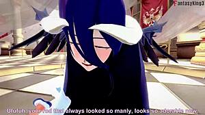 albedo and the overlord having some fantasy sex in this full scene