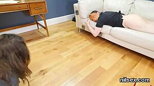 kinky teen gets wild anal therapy in madhouse 😈