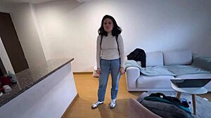 I never noticed my maid was this hot! She bent over to clean the study, and wow.