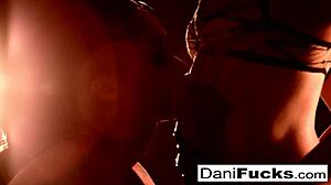 Extoic 3-way with dani skin and eric in hardcore group cumshot.