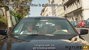 i sense the vengeful vibes in this mature european brunette's tale