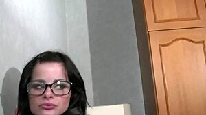 French Cutie With Small Tits Fucks Two Monster Cocks In A Shaved Pussy Threesome.