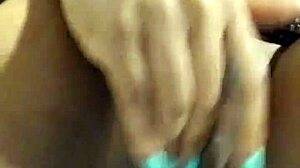 Latina MILF with natural tits feels great fucking horny black lesbian whore