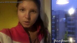 Yo, waiting for a visa in St Petersburg with this skinny Russian teen