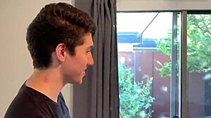 Virgin College Guy Loses It to Big Cock Monster in Amateur Gay Encounter