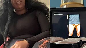 Watch me jerk off my small cock 😈