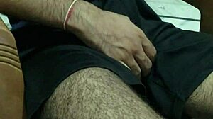 indian desi gay jerks off solo in homemade video