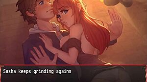 best thighjob ever in harem hentai game ep 13 with cute teen