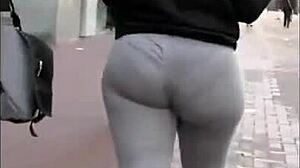 thick leggings on a creep