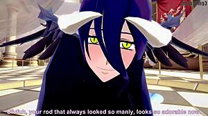 albedo and the overlord having some fantasy sex in this full scene