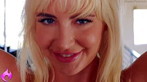 Blonde Milf Titty Fucks Kate Dee