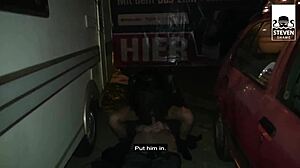 Skinny milf lady paris banged on berlin main road public outdoor