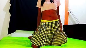 Can This Petite Latina Milf Handle That Big Cock in Cowgirl?