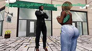 second life black security guard fucks asian muslim woman hard