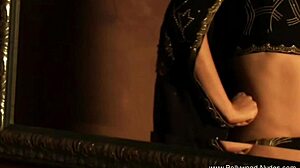 Sexy Indian goddess dances nude and teases in erotic softcore video.