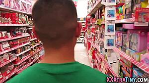 Tiny teen with braces enjoys fucking and fingering