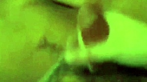 wife ass fucks husband, milks his prostate, and cums all over him