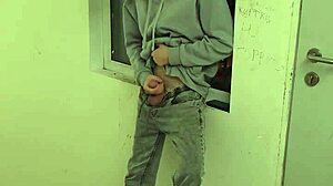 I saw a guy jerking off and decided to join in and give him a blowjob