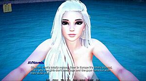 curvy big tits anime babe in sexy outfit 😍