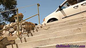 Old lesbian urinates while tasting pussy in fetish scene