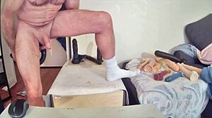 Solo Gay Amateur Stroking Himself