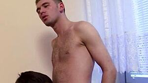 Amateur gay anal without condom, pure thrill