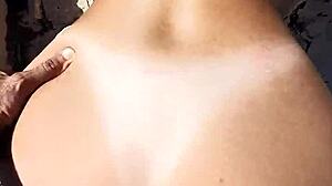 quick beach fuck with teen babe