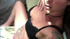 Felicity Feline dances slutty on webcam with tattoos
