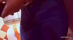 I caught British MILF Angie George using anal toys outdoors in candid footage.