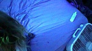 Sexy skinny brunette sucks and fucks a big black cock bbc then swallows cumshot