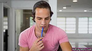 Guy Aroused By Hairy Stepdad In Rough Gay Sex Encounter